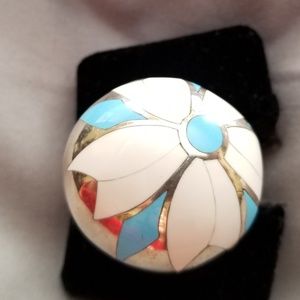 Vintage Stephen Webster Daisy Inlay Ring